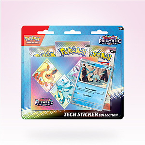 Obrazek: Prismatic Evolutions Tech Sticker Collection: Glaceon - 3x booster + samolepky a promo karta